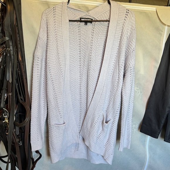 Pattern & Stitch Women's Light Gray Cardigan - Picture 1 of 1